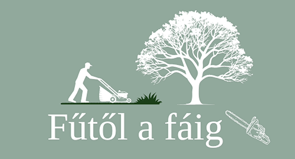 Fű és favágás logo